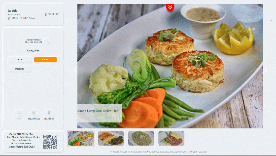 photo auto scroll menu=